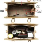 Women's Fashion Handbags Tote Bags Shoulder Bag Top Handle Satchel Purse Set 4pcs - Image 6