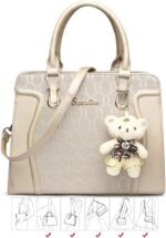 Women's Fashion Handbags Tote Bags Shoulder Bag Top Handle Satchel Purse Set 4pcs - Image 7