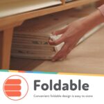 Nuby Reversible Baby Floor Mat - Foldable and Lightweight Foam Infant Play Mat - 77" x 58" - Easy Storage and Travel - Car Tracks/Alphabet - Image 6