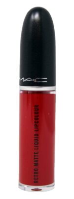MAC Retro Matte Liquid Lipstick - 105 Feels So Grand for Women - 0.17 oz Lipstick - Image 3