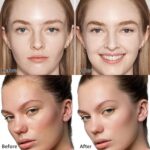 Air Cushion CC Cream Foundation - Mushroom Head BB Creams, Long Lasting Concealing Brightening, Moisturizer Face Cream,Facial Skin Care Makeup For All Skin Types (Natural) - Image 4