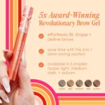 Grande Cosmetics GrandeBROW 2-in-1 Tinted Brow Gel + Brow Enhancing Serum - Image 5