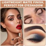 Eyeshadow Primer Base Dark Matte Eye Primer Evenly Colored Liquid Eyeshadow Primer,Long-lasting Moisture Eye Primer for Mature Eyes-Dark - Image 6