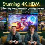 2025 Game Stick 4K 40,000 Games, Retro Gaming Console with Built-in 23 Emulators, HDMI Output, 64G TF Card, 2 Wireless Controllers, Plug and Play - Image 7