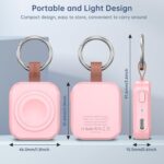 for Samsung Galaxy Watch Charger,1200mAh Portable Charger for Samsung Galaxy Watch 8/8 Classic/7/Ultra/6/6 Classic/5/5 Pro/4/3,Active 2/1 (Pink) - Image 6