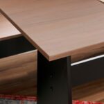 Linon Black and Pecan Breakfast Dining Set Ardmore Nook - Image 9