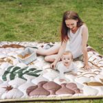 Baby Play Mat, 50x50 Playpen Mat with Super Soft Touch, Activity Mat with Upgraded Anti-Slip Bottom, Machine Washable Crawling Mat for Floor & Picnic(Boho Nature) - Image 4