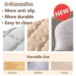 Baby Play Mat, 50x50 Playpen Mat with Super Soft Touch, Activity Mat with Upgraded Anti-Slip Bottom, Machine Washable Crawling Mat for Floor & Picnic(Boho Nature) - Image 6