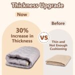 Baby Play Mat, 50x50 Playpen Mat with Super Soft Touch, Activity Mat with Upgraded Anti-Slip Bottom, Machine Washable Crawling Mat for Floor & Picnic(Boho Nature) - Image 9