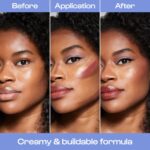 Alleyoop Stack The Odds - Stackable Makeup Palette - Cream Blush, Contour, Bronzer & Highlighter Blendable Cream Make up Palette - Natural, Glowy Finish - Makeup Stacks for Travel, Cocktail Hour - Image 5