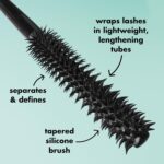 e.l.f. Lash XTNDR Mascara, Made With Tubing Technology For The Look Of Lash Extensions, Clump & Flake Free, Vegan & Cruelty-Free, Pitch Black - Image 5