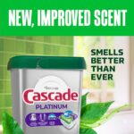 Cascade Platinum Dishwasher Pods, Dishwasher Detergent, Dish Detergent Soap, Fresh, 71 count - Image 8