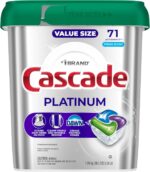 Cascade Platinum Dishwasher Pods, Dishwasher Detergent, Dish Detergent Soap, Fresh, 71 count - Image 10
