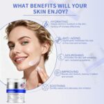 Neck Firming Cream | Face Moisturizer for Women - Anti Aging Formula for Tightening and Firming with Retinol,Collagen,Hyaluronic Acid | Day & Night Moisturizer Suited for Most Skin Types,1.7 OZ - Image 4