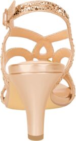 PIZZ ANNU Women's Amelia Heels Sandals Sparkle Crystal Open Toe Slingback High Heel Sandals Dress Pumps Shoes for Party Wedding - Image 9