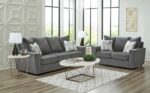 Signature Design by Ashley Stairatt Casual Sofa with Flared Arms, Gray - Image 18