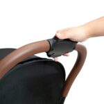 Jeep Altitude Compact Travel Stroller by Delta Children Greenguard Gold, Easy One Hand Fold, Lightweight, Extendable Canopy with Peek-a-Boo Window, Reclining Seat, 4 Wheel Suspension, Black - Image 12