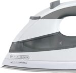 BLACK+DECKER Black & Decker F976 Quickpress Iron with Smart Steam Technology, White/Silver - Image 6