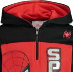 Marvel Avengers Spider-Man Fleece Half Zip Hoodie Toddler to Big Kid Sizes (2T - 18-20) - Image 4