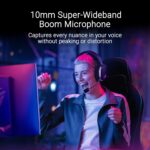 ASUS ROG Pelta Wireless Gaming Headset with Detachable Mic – Tri-Mode (BT, 2.4GHz, USB-C) 50mm Titanium-Plated Drivers, 70Hr Battery, Ergonomic, Lightweight, for PC, PS5, PS4, Switch, Mobile - Black - Image 8
