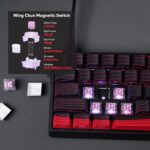 EPOMAKER Aula WIN60 HE 60% Wired Magnetic Keyboard with Adjustable Actuation, 8000 Hz Polling Rate, Hall Effect Switches, Hot-Swap, for FPS Games (Red Topographic) - Image 5