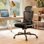 Marsail Ergonomic Office Chair: Office Computer Desk Chair with High Back Mesh and Adjustable Lumbar Support Rolling Work Swivel Task Chairs with Wheel 3D Armrests and Headrest - Image 9