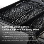 Kenmore 24" Built-in Stainless Steel Tub Dishwasher EasyFlex 3rd, SmartWash, UltraWash Plus, TurboDry, Adjustable Rack, Energy Star Certified, Fingerprint Resistant - Image 4