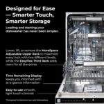 Kenmore 24" Built-in Stainless Steel Tub Dishwasher EasyFlex 3rd, SmartWash, UltraWash Plus, TurboDry, Adjustable Rack, Energy Star Certified, Fingerprint Resistant - Image 6