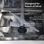 Kenmore 24" Built-in Stainless Steel Tub Dishwasher EasyFlex 3rd, SmartWash, UltraWash Plus, TurboDry, Adjustable Rack, Energy Star Certified, Fingerprint Resistant - Image 7