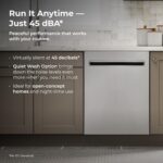 Kenmore 24" Built-in Stainless Steel Tub Dishwasher EasyFlex 3rd, SmartWash, UltraWash Plus, TurboDry, Adjustable Rack, Energy Star Certified, Fingerprint Resistant - Image 8