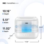 Dreo Humidifiers for Bedroom, 4L Top Fill for Large Room, 36H Runtime, 28 dB Quiet Supersized Cool Mist Air Humidifier for Baby Nursery, Plants, Indoor, Night Light, Easy to Clean & Fill - Image 11