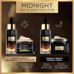 L'Oreal Paris Age Perfect Anti-Aging Midnight Face Serum, Reduce Wrinkles 1oz + Eye Cream Sample - Image 7