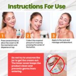 Neck Cream for Tightening Firming: Instant Face Lift Cream - Anti Wrinkle Cream with Retinol Collagen & Hyaluronic Acid - Lifting, Firming & Hydrating for Women- 1.7 FL OZ - Image 9