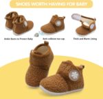FEETCITY Baby Booties Girls Boys Infant Slippers First Walkers Shoes Warm Socks Newborn Crib Shoes - Image 4