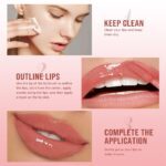 Nourishing High-Shine Lip Gloss,Hydrating & Moisturizing Lip Tint, Non-Sticky, Long-Lasting Glossy Lip Stain,Softens & Plumps Lips for Smooth,Gentle Formula for Dry Lips 03#Cool Dusty Pink - Image 6