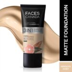 FACESCANADA All Day Hydra Matte Foundation with SPF 30 - Absolute Ivory | 3-in-1 Foundation Moisturizer Sunscreen | Oil Free with Vitamin C | 0.85 Fl oz (25ml) - Image 4