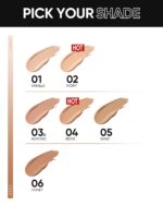 Cushion Foundation | Full coverage, Weightless, Skin fit, Satin Glow Finish, Oil-Control Waterproof Foundation, Sweatproof Flawless BB Cream CC Korean Makeup - Image 4