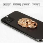 [2 Pack] Lion Head Cell Phone Ring Holder Stand, Finger Ring Kickstand with Polished Metal Phone Grip, Smartphone Accessories（Gold） - Image 4