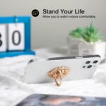 [2 Pack] Lion Head Cell Phone Ring Holder Stand, Finger Ring Kickstand with Polished Metal Phone Grip, Smartphone Accessories（Gold） - Image 6