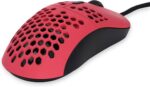 G-Wolves Hati HTM/HT-M Medium 56g Ultra Lightweight Honeycomb Wired Gaming Mouse, PixArt 3389 Sensor 16000 DPI, 6 Programmable Buttons, Low Latency, for PC/Mac (Faze Red) - Image 5