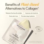 THE FACE SHOP Vita-Toning Vegan Collagen Face Mask, Korean Glass Skin Essential, Hydrogel Mask for Moisturizing & Skin Elasticity, Improves Uneven Tone, 4EA - Image 7