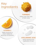 Andalou Naturals Turmeric + Vitamin C Enlighten Serum | Illuminating Face Treatment for Uneven Tone & Sun Damage | With Turmeric and Fruit Stem Cells | 1.1 fl oz - Image 6