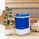 Portable Washing Machine Mini Washer with Spin Dryer 8lbs Washing Capacity, Durable Energy Saving, Rotary Controller, Compact Laundry Washer for RV, Apartments, Dorms,Kitchen, Blue - Image 7