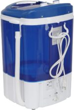 Portable Washing Machine Mini Washer with Spin Dryer 8lbs Washing Capacity, Durable Energy Saving, Rotary Controller, Compact Laundry Washer for RV, Apartments, Dorms,Kitchen, Blue - Image 10