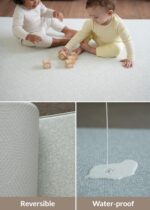 Baby Care Play Mat (Large, Hygge - Twig & Maze) 82'' x 55'' Original One-Piece Reversible Rollable Waterproof Play Mat for Infants, Babies, Toddler, and Kids - Image 6