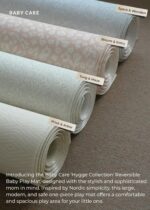 Baby Care Play Mat (Large, Hygge - Twig & Maze) 82'' x 55'' Original One-Piece Reversible Rollable Waterproof Play Mat for Infants, Babies, Toddler, and Kids - Image 10