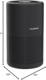 Air Purifiers for Bedroom, FULMINARE H13 True HEPA Air Filter, Quiet Air Cleaner With Night Light,Portable Small Air Purifier for Home, Office, Living Room - Image 11