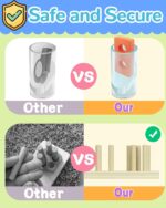 Montessori Toys for 1 2 3 Year Old Boy Girl, Toys for Ages 2-4 Toddlers Kids Baby, 1 2 Year Old Birthday Gifts, Wooden Learning Puzzles Shape Sorter Toy for Toddlers 1-3 - Image 6