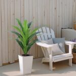 2 Pack Artificial Dracaena Tree with White Tall Planter 4FT-Tall Potted Faux Plants Indoor -Fake Floor Plant for Home Office Living Room Outdoor - Image 5