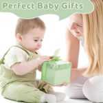 Silicone Baby Feeding Set, Baby Led Weaning Supplies, Eating Essentials Utensils with Suction Plate and Bowl, Pocket Bib, Sippy Cup with Lid, Forks Spoons Snack Container, for 6+ Months, Green - Image 8